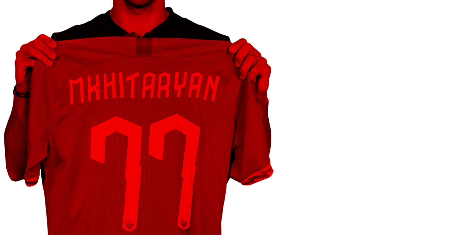 Why is Henrikh Mkhitaryan wearing number 77 at Arsenal in Europa